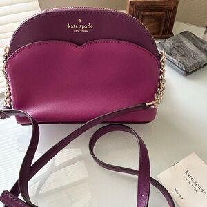 Kate Spade Magenta and Plum Crossbody Bag